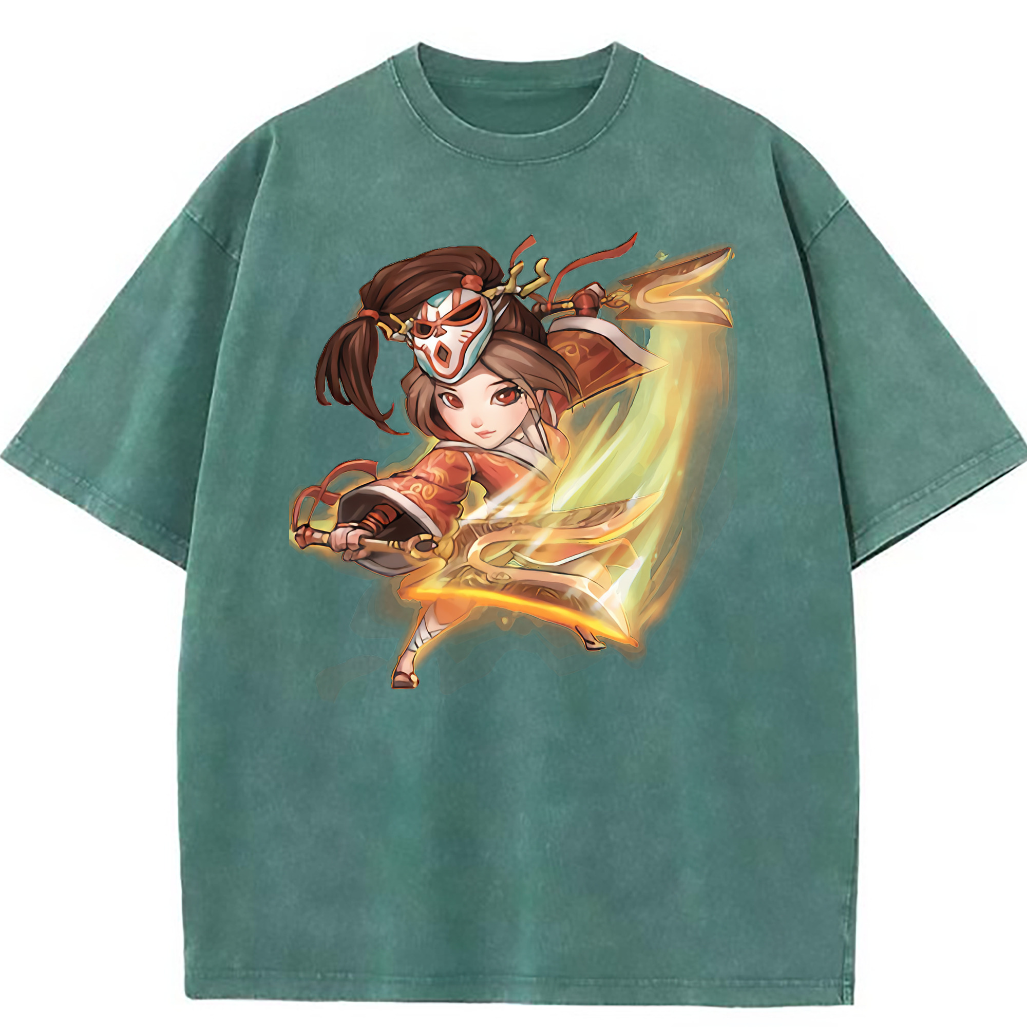 （画像用） リーグ・オブ・レジェンド League of Legends LOL 綿100% ヴィンテージ風 半袖Tシャツ（フロントプリント）